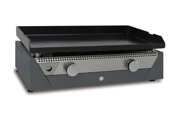 Plancha Gaz Acier Laminé au Carbone RAINBOW GRIS