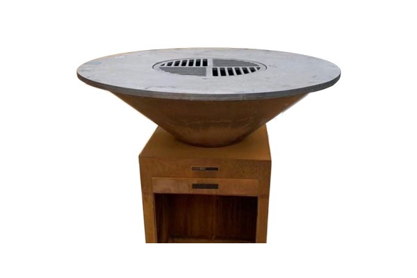 Brasero barbecue corten steel - plate...