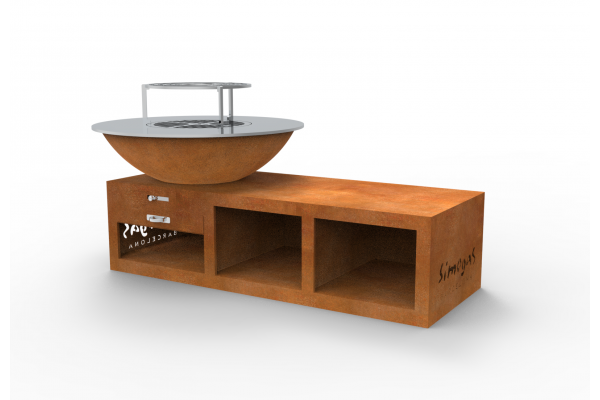 Brasero Corten Jupiter Evolution 80cm