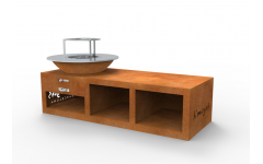 Brasero Corten Jupiter M - 60cm