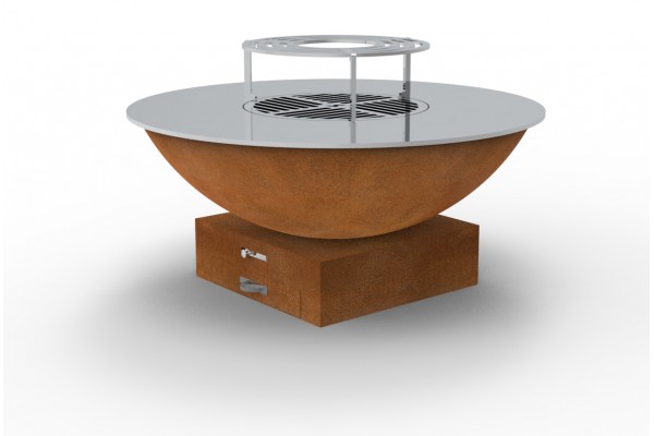 Brasero Corten - Modèle Saturn S - 100cm