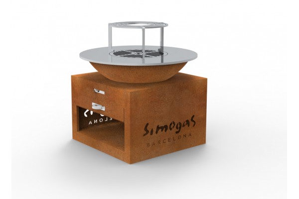 Brasero barbecue corten...