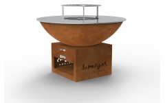 Brasero Corten - Modèle Saturn M - 100cm