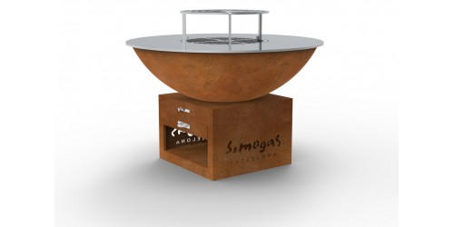 Brasero corten - Modelo Saturno M - 100cm