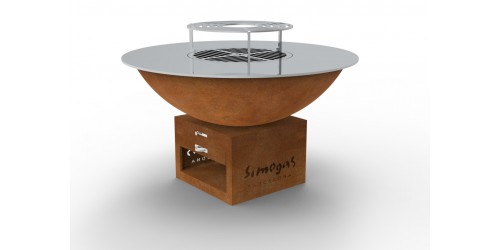Brasero corten - Modelo Saturno M - 120cm