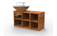Brasero Corten Jupiter L - 80cm