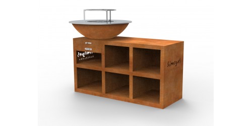 Brasero Corten Jupiter L - 80cm