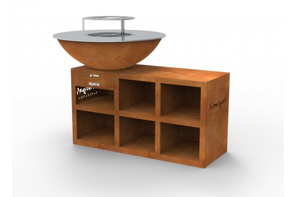 Brasero Corten Jupiter L - 100cm