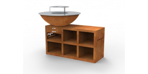 Brasero Corten Jupiter L - 100cm