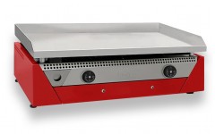 Plancha électrique CHROME DUR RAINBOW rouge 70cm