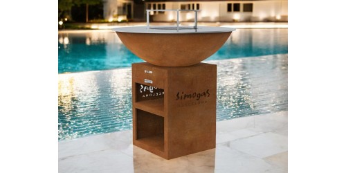 Brasero Corten - Modèle Saturn L - 100cm