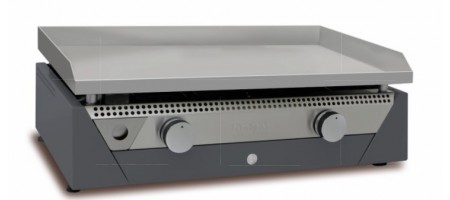 Plancha Gaz RAINBOW GRIS inox chrome dur