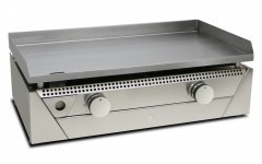 Plancha Gaz Acier Rectifié RAINBOW INOX