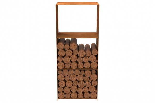 Vertikales Holzlager aus...