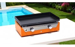 Plancha Gaz Acier Laminé au Carbone RAINBOW ORANGE