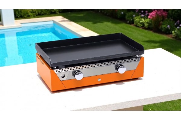 PLANCHA GAS RAINBOW ORANGE gewalzter...