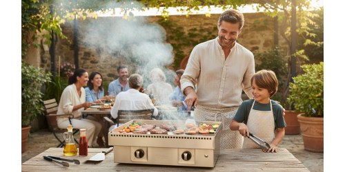 Plancha Gaz Acier Rectifié au Carbone EXTREME 60