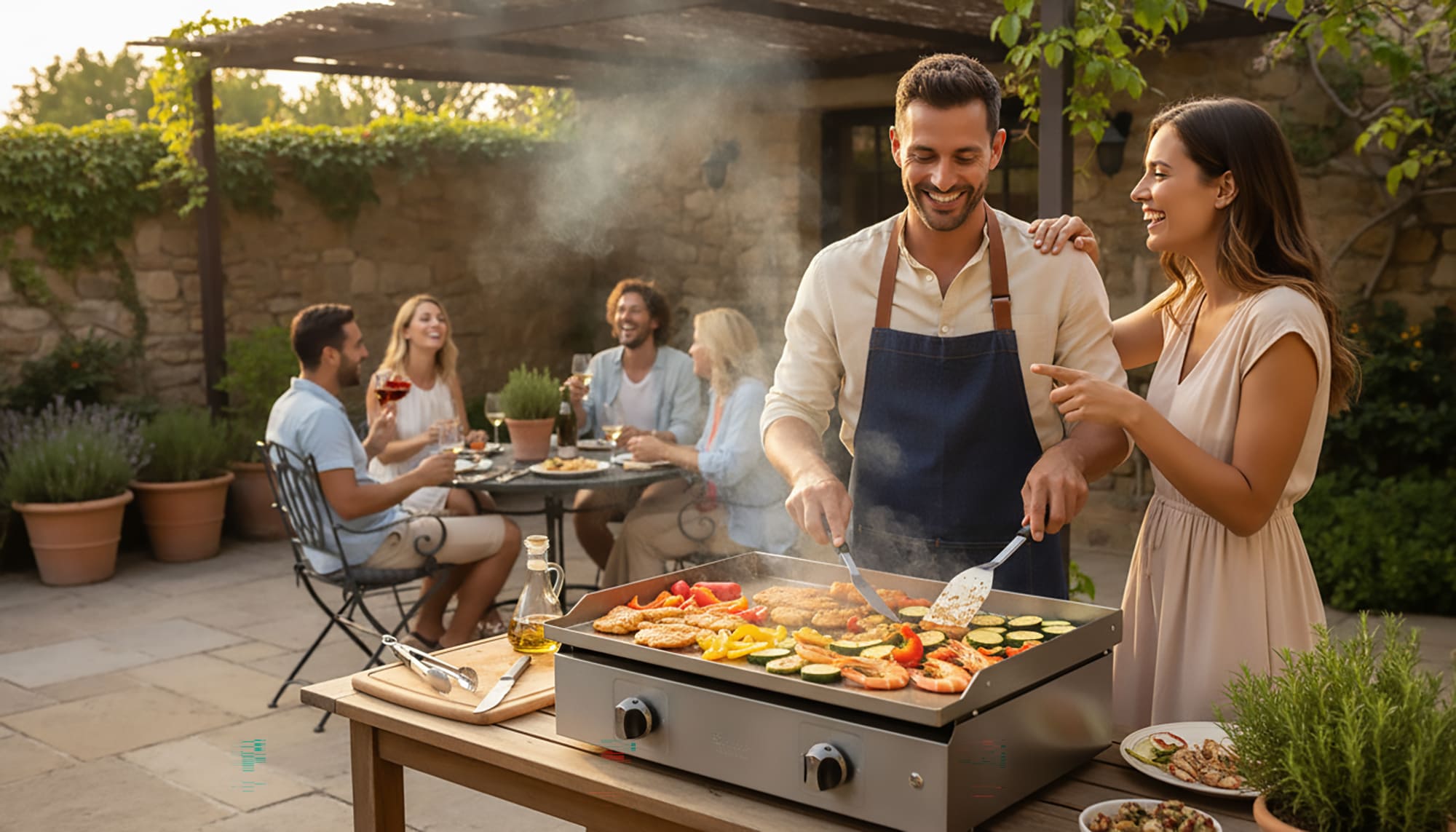 Plancha au gaz : inox, pro, extérieur | Alaplancha