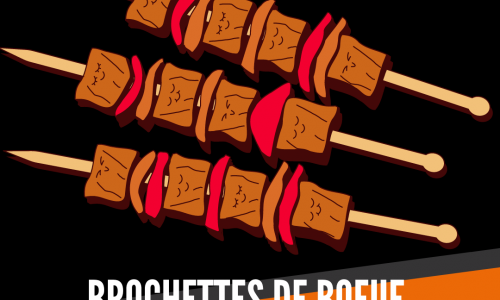 Recette de brochettes de boeuf